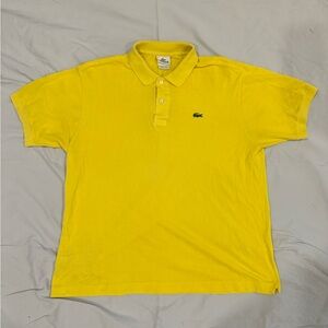 Lacoste Men's Yellow Polo Shirt